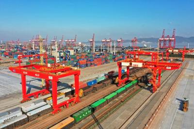 同比增长14.5%!宁波舟山港1月份集装箱运输生产实现开门红(附图)